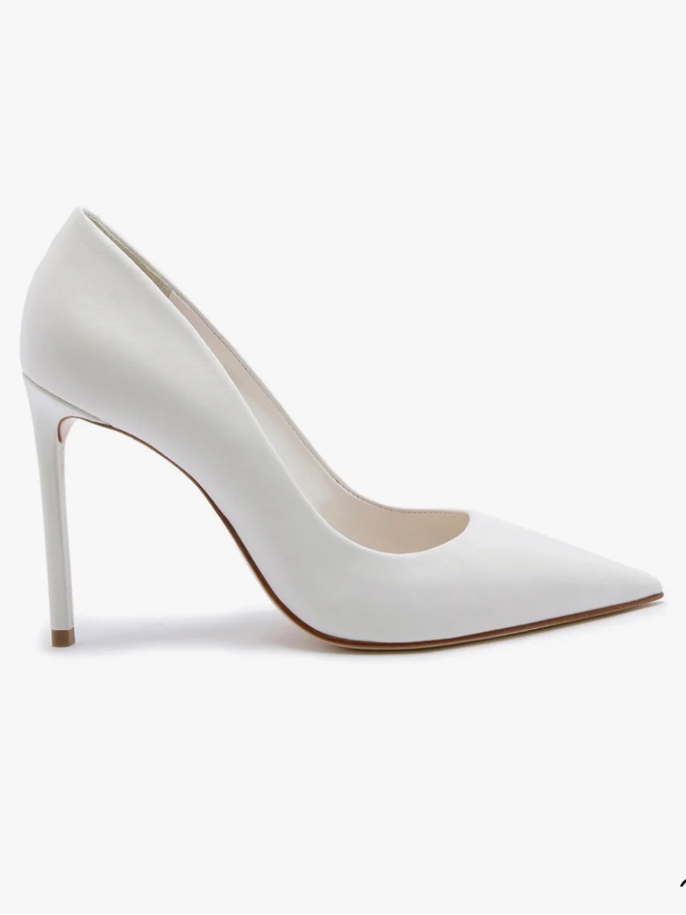 SCHUTZ Lou White Stiletto Pump